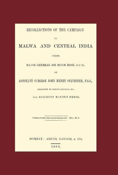 Produktbild: Recollections of the Campaign in Malwa and Central India Under Major General Sir Hugh Rose G.C.B.