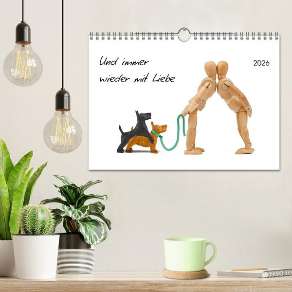 Produktbild: Und immer wieder mit Liebe (Wandkalender 2026 DIN A4 quer), CALVENDO Monatskalender