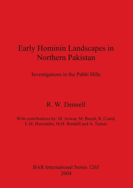 Produktbild: Early Hominin Landscapes in Northern Pakistan