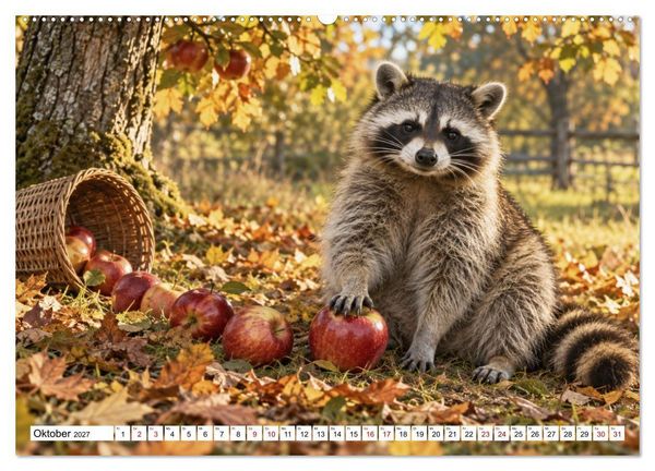 Produktbild: NICHT MEIN PROBLEM - Tiere mit Charakter (hochwertiger Premium Wandkalender 2027 DIN A2 quer), Kunstdruck in Hochglanz