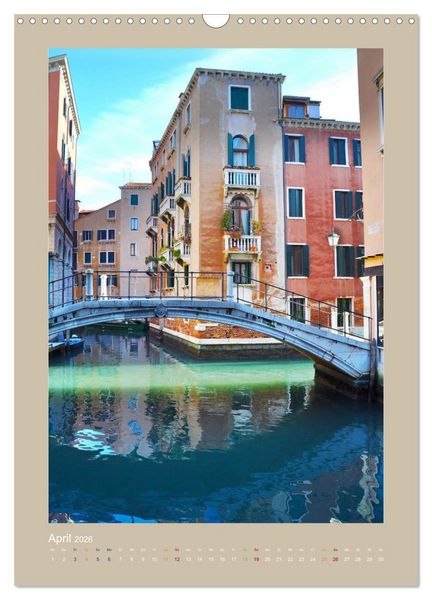 Produktbild: Erlebe mit mir Venedig im Winter (Wandkalender 2026 DIN A3 hoch), CALVENDO Monatskalender