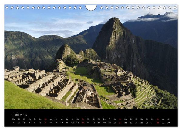 Produktbild: Machu Picchu - Exklusiv (Wandkalender 2026 DIN A4 quer), CALVENDO Monatskalender