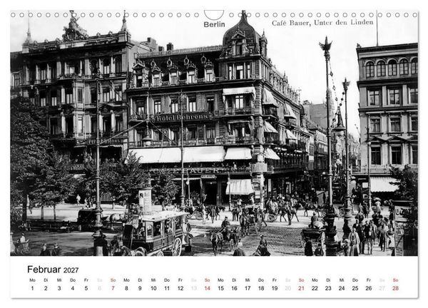 Produktbild: Gr&uuml;&szlig;e aus dem alten Berlin (Wandkalender 2027 DIN A3 quer), CALVENDO Monatskalender
