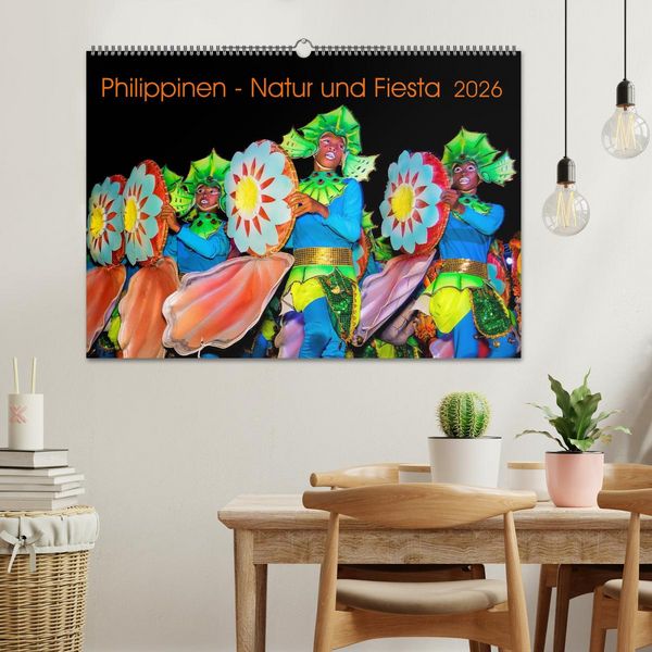 Produktbild: Philippinen - Natur und Fiesta (Wandkalender 2026 DIN A2 quer), CALVENDO Monatskalender