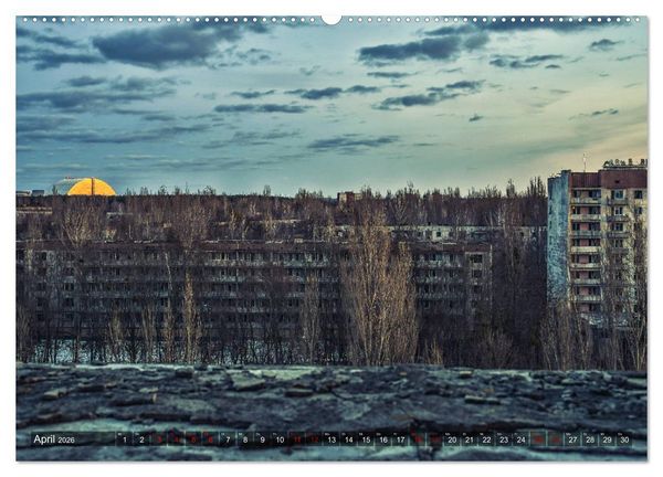 Produktbild: Tschernobyl - Prypjat - Die radioaktive Geisterstadt (hochwertiger Premium Wandkalender 2026 DIN A2 quer), Kunstdruck in Hochglanz
