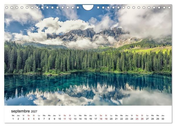 Produktbild: Merveilleuse Italie (Calendrier mural 2027 DIN A4 vertical), CALVENDO calendrier mensuel