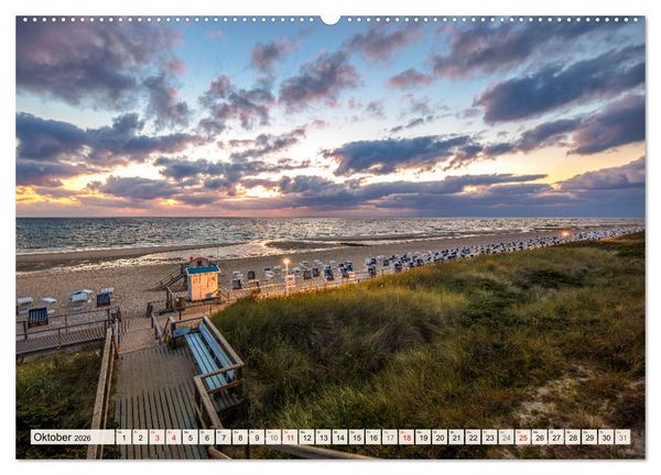 Produktbild: Insel Sylt - Fantastische Momente (Wandkalender 2026 DIN A2 quer), CALVENDO Monatskalender