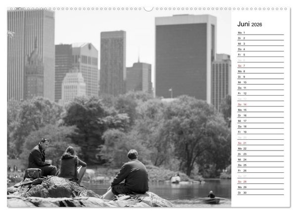 Produktbild: New York (Wandkalender 2026 DIN A2 quer), CALVENDO Monatskalender