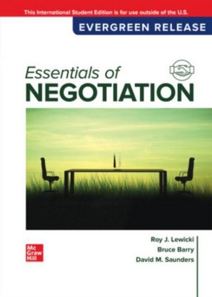 Produktbild: Essentials of Negotiation: 2024 Release ISE