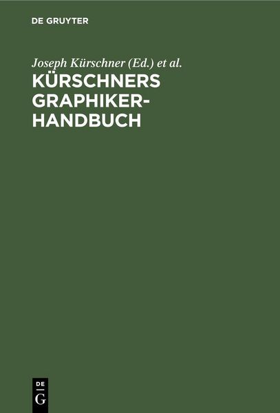 Produktbild: K&uuml;rschners Graphiker-Handbuch