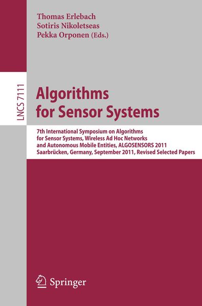Produktbild: Algorithms for Sensor Systems
