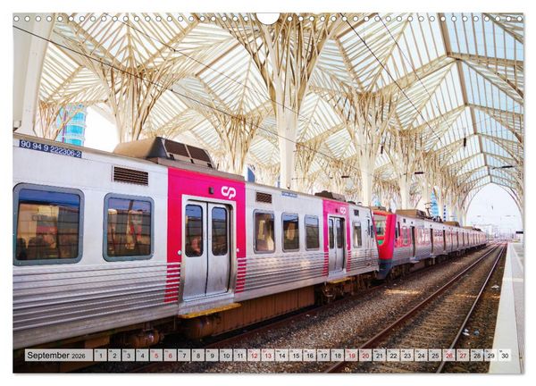 Produktbild: Bahnh&ouml;fe in Europa (Wandkalender 2026 DIN A3 quer), CALVENDO Monatskalender