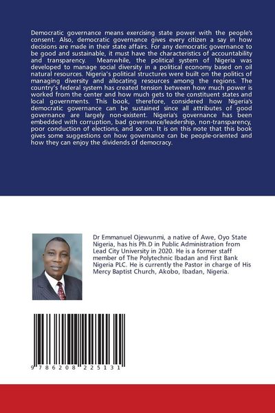 Produktbild: Sustainable Democratic Governance In Nigeria
