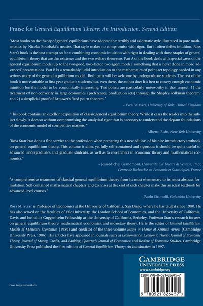 Produktbild: General Equilibrium Theory