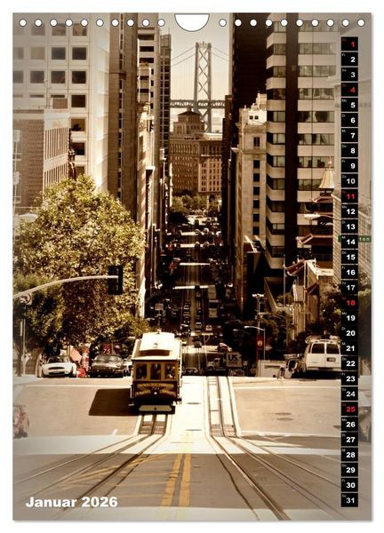 Produktbild: Herrliches Reiseziel... SAN FRANCISCO (Wandkalender 2026 DIN A4 hoch), CALVENDO Monatskalender