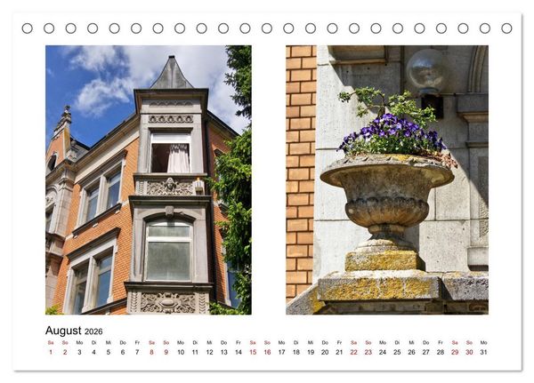 Produktbild: Wei&szlig;enhorn (Tischkalender 2026 DIN A5 quer), CALVENDO Monatskalender