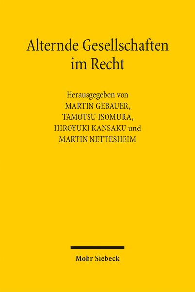Produktbild: Alternde Gesellschaften im Recht