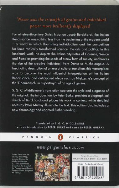 Produktbild: The Civilization of the Renaissance in Italy