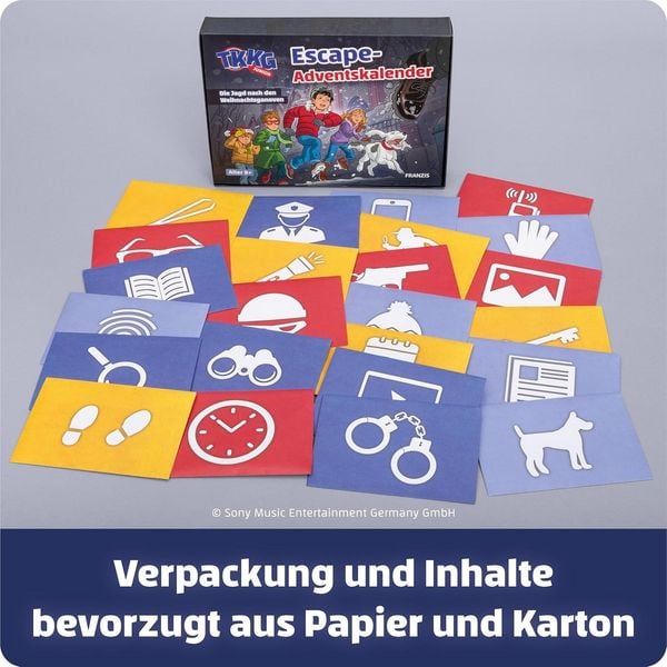Produktbild: FRANZIS 67240 - TKKG Junior Escape-Adventskalender