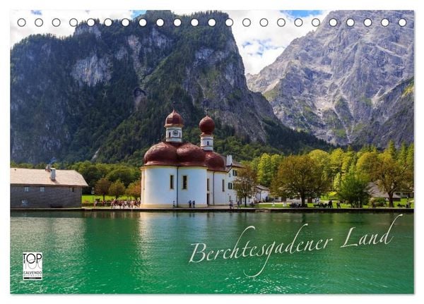 Produktbild: Berchtesgadener Land (Tischkalender 2027 DIN A5 quer), CALVENDO Monatskalender