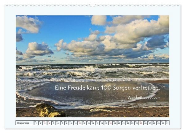 Produktbild: Zitate und Weisheiten (Wandkalender 2026 DIN A2 quer), CALVENDO Monatskalender