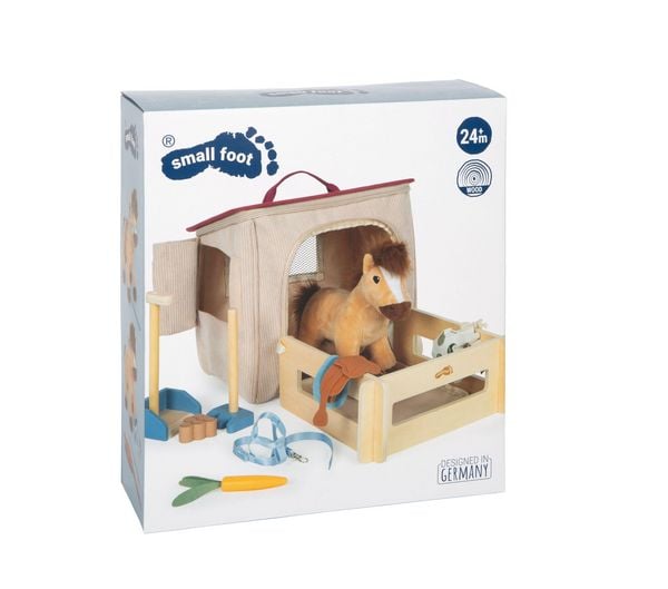 Produktbild: Spielset Pferd mit Stall und Zubeh&ouml;r in der Tasche
