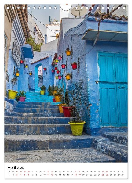 Produktbild: Marokko - Chefchaouen (Wandkalender 2026 DIN A4 hoch), CALVENDO Monatskalender
