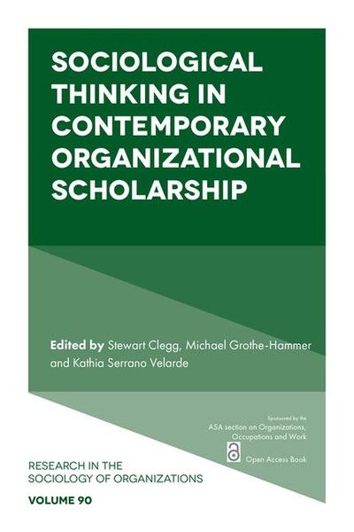 Produktbild: Sociological Thinking in Contemporary Organizational Scholarship