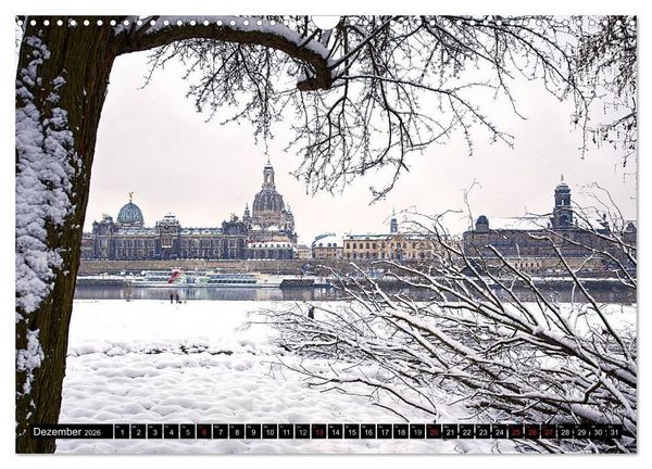 Produktbild: WUNDERVOLLES DRESDEN (Wandkalender 2026 DIN A3 quer), CALVENDO Monatskalender