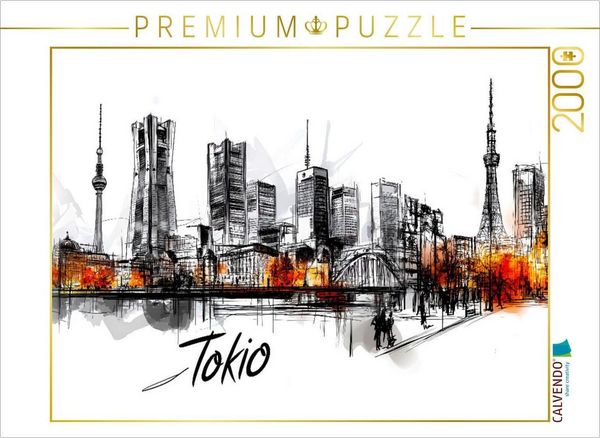 CALVENDO Puzzle Tokio | 2000 Teile Lege-Größe 90x67cm Foto-Puzzle für glückliche Stunden, Sonstige von , Calvendo Puzzle, 4066851866017