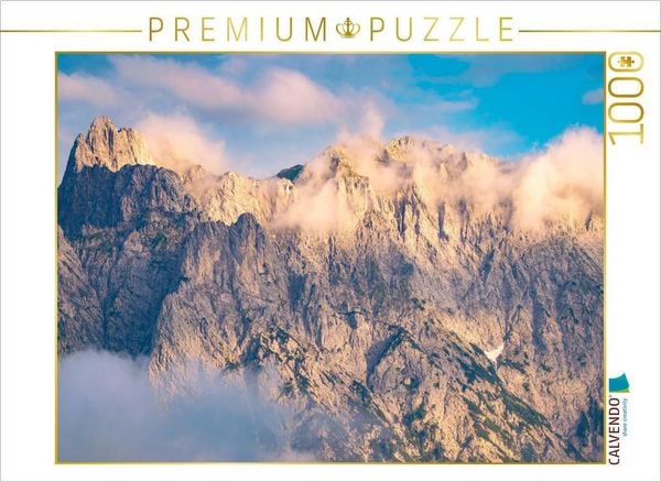 CALVENDO Puzzle Karwendel in Wolken | 1000 Teile Lege-Größe 64x48cm Foto-Puzzle für glückliche Stunden