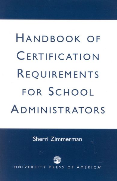 Produktbild: Zimmerman, S: Handbook of Certification Requirements for Sch