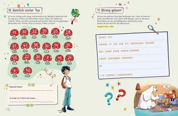 Produktbild: Die Schule der magischen Tiere Besch&auml;ftigung: Das gro&szlig;e R&auml;tselbuch