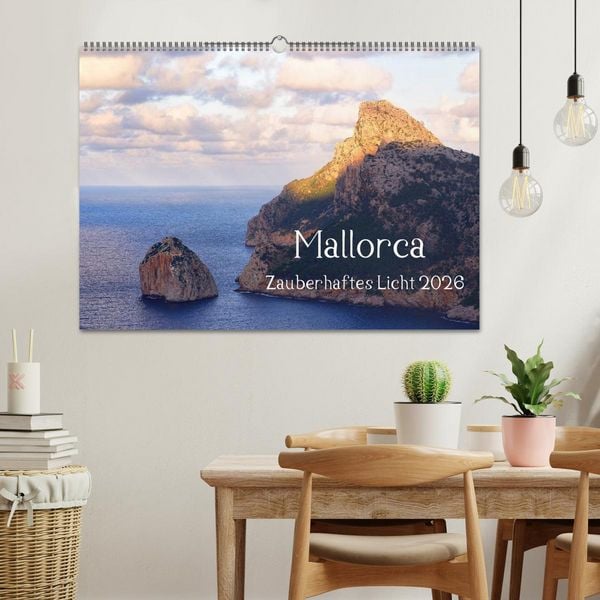 Produktbild: Mallorca Zauberhaftes Licht (Wandkalender 2026 DIN A2 quer), CALVENDO Monatskalender