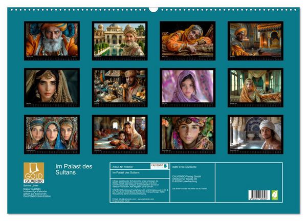 Produktbild: Im Palast des Sultans (Wandkalender 2026 DIN A2 quer), CALVENDO Monatskalender