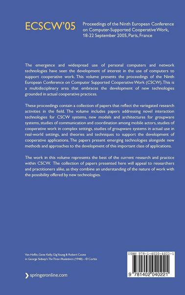 Produktbild: Ecscw 2005