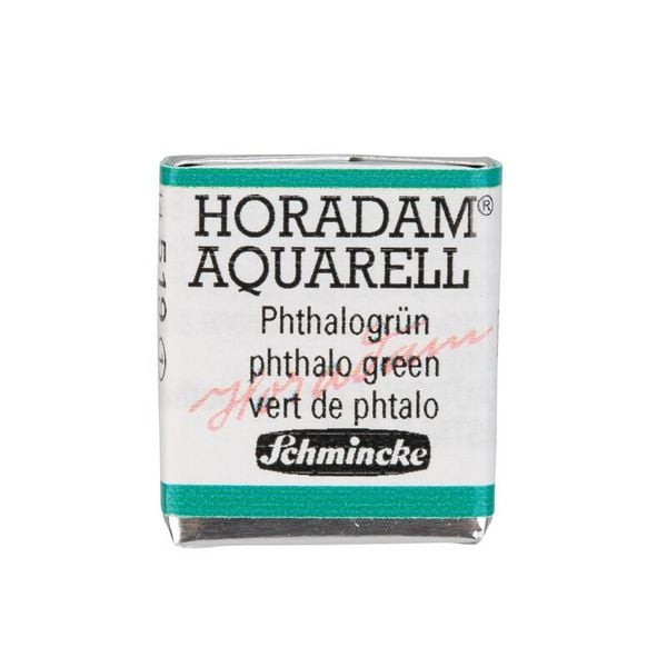 Produktbild: Schmincke Horadam Aquarell 1/2 N&auml;pfchen, Phthalogr&uuml;n