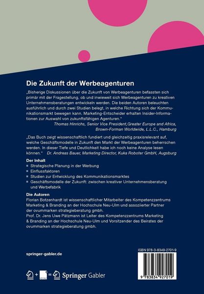 Produktbild: Die Zukunft der Werbeagenturen