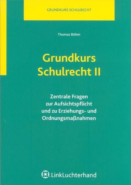 Produktbild: Grundkurs Schulrecht II