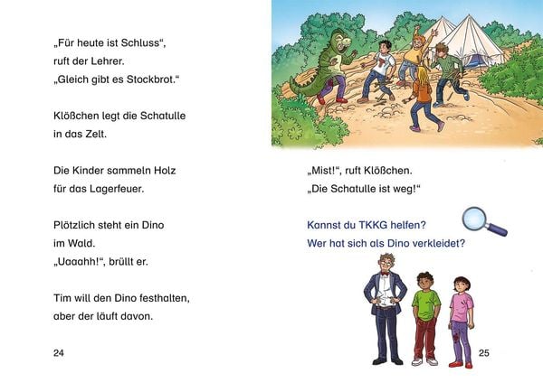 TKKG Junior, Bücherhelden 1. Klasse, Verschwundene Dinos