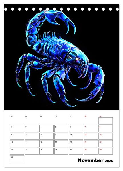 Produktbild: Die Konstellationen der Sterne (Tischkalender 2026 DIN A5 hoch), CALVENDO Monatskalender