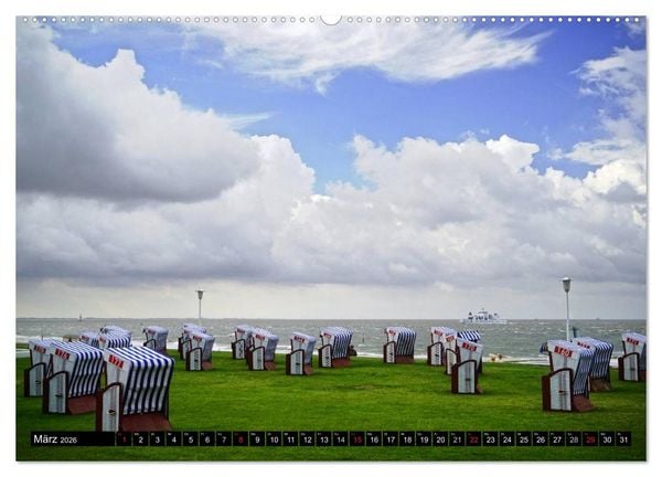 Produktbild: Norderney - von barfu&szlig; bis Lackschuh (hochwertiger Premium Wandkalender 2026 DIN A2 quer), Kunstdruck in Hochglanz