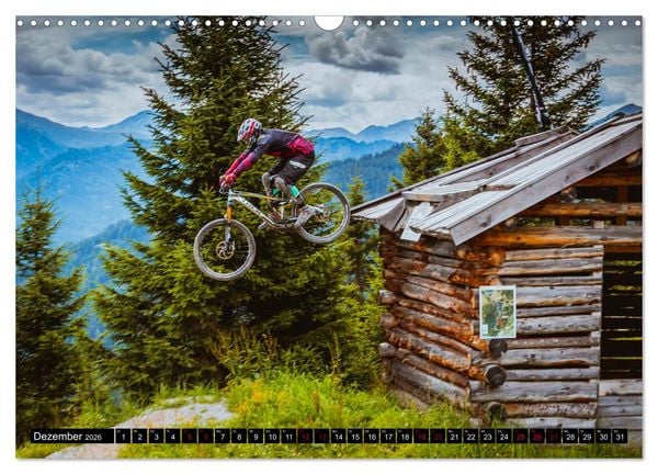 Produktbild: Downhill Action (Wandkalender 2026 DIN A3 quer), CALVENDO Monatskalender