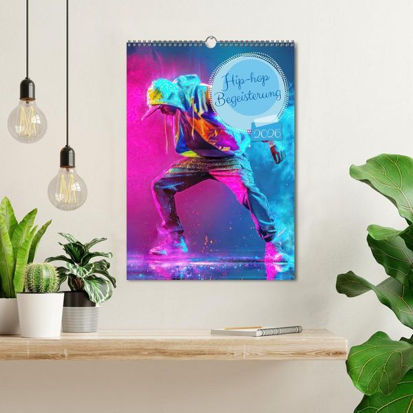 Produktbild: Hip-hop Begeisterung (Wandkalender 2026 DIN A3 hoch), CALVENDO Monatskalender