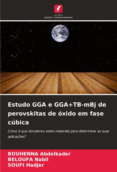 Produktbild: Estudo GGA e GGA+TB-mBj de perovskitas de &oacute;xido em fase c&uacute;bica