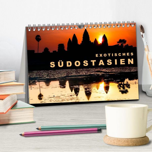 Produktbild: EXOTISCHES S&Uuml;DOSTASIEN (Tischkalender 2026 DIN A5 quer), CALVENDO Monatskalender
