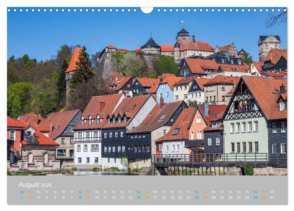 Produktbild: Kronach - drei Fl&uuml;sse und eine Festung (Wandkalender 2026 DIN A3 quer), CALVENDO Monatskalender