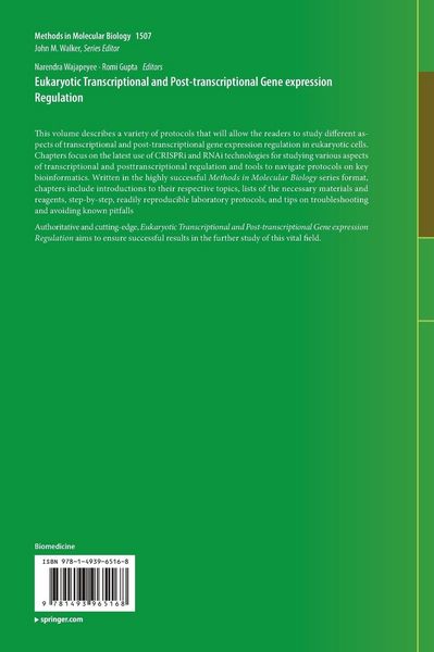 Produktbild: Eukaryotic Transcriptional and Post-Transcriptional Gene Expression Regulation