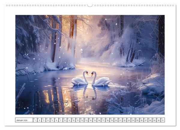 Produktbild: Zauberhafte Waldmomente (hochwertiger Premium Wandkalender 2026 DIN A2 quer), Kunstdruck in Hochglanz