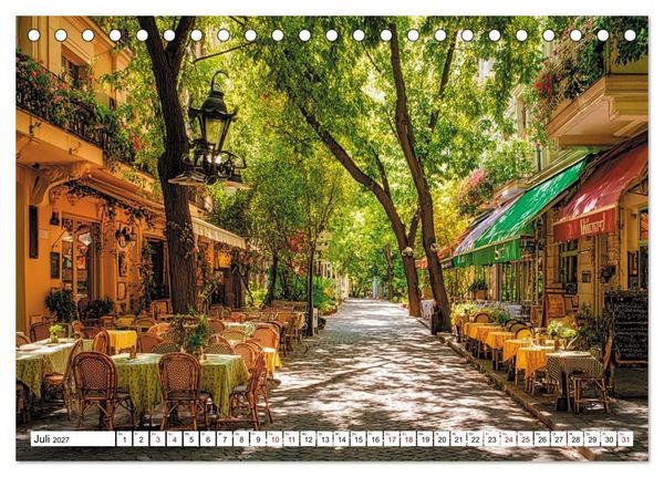 Produktbild: Bonjour, Kaffee! Bonjour, Paris! (Tischkalender 2027 DIN A5 quer), CALVENDO Monatskalender